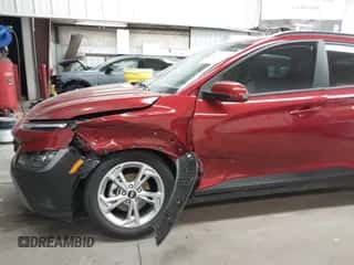 2023 Hyundai Kona SEL with VIN KM8K32AB4PU061958, listed as a IAAI auction lot 43459903 with 16,868 mi miles and . Bid and sale history available at DreamBid. Image 6.