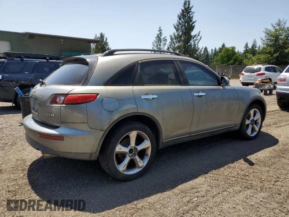 ✅ 2003 Infiniti FX Options • VIN: JNRBS08W23X404506 • Lot: 59700515. Listed on Copart with 206,187 mi. Free auction sales archive from the USA and detailed vehicle history report at DreamBid. Image 3.