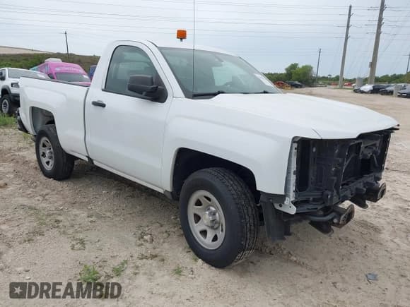 ✅ 2017 Chevrolet Silverado 1500 Work Truck • VIN: 1GCNCNEH7HZ310405 • Lot: 43620274. Listed on IAAI with Not provided. Free auction sales archive from the USA and detailed vehicle history report at DreamBid. Image 1.