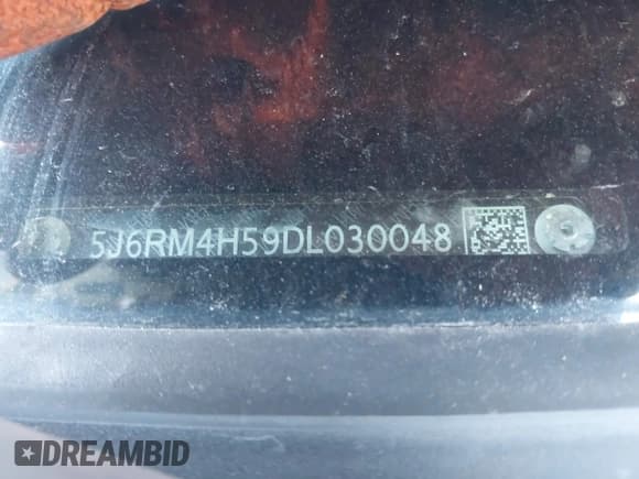 ✅ 2013 Honda CR-V EX • VIN: 5J6RM4H59DL030048 • Lot: 43636230. Listed on IAAI with 151,229 mi. Free auction sales archive from the USA and detailed vehicle history report at DreamBid. Image 17.