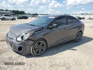 2014 Hyundai Accent GLS with VIN KMHCT4AE8EU704156, listed as a Copart auction lot 81121835 with 149,131 mi miles and Salvage title. Bid and sale history available at DreamBid. Image 1.