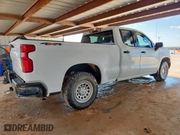 2022 Chevrolet Silverado 1500 Work Truck with VIN 1GCRDAED8NZ506143, listed as a Copart auction lot 71287075 with 64,414 mi miles and Clean title. Bid and sale history available at DreamBid. Image 3.