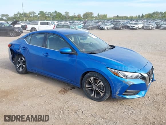 ✅ 2023 Nissan Sentra SV • VIN: 3N1AB8CV1PY309032 • Лот: 43357831. Опубликован ранее на IAAI с пробегом 21 718 миль. Бесплатный доступ к архиву аукционных продаж из США и подробный отчёт об истории автомобиля на DreamBid. Изображение 1.