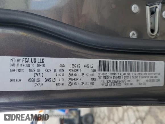 ✅ 2019 Jeep Compass Latitude • VIN: 3C4NJCBB9KT649675 • Lot: 82146975. Wystawiony na Copart z przebiegiem 41 942 mil. Bezpłatny archiwum sprzedaży aukcyjnych z USA i szczegółowy raport historii pojazdu na DreamBid. Zdjęcie 13.