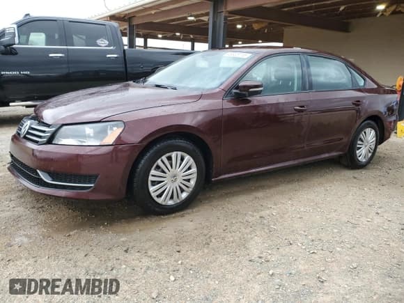✅ 2014 Volkswagen Passat S • VIN: 1VWAP7A30EC001976 • Lot: 49905115. Listed on Copart with 156,022 mi. Free auction sales archive from the USA and detailed vehicle history report at DreamBid. Image 1.