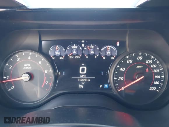 ✅ 2019 Chevrolet Camaro 2SS • VIN: 1G1FH1R7XK0153876 • Lot: 43662436. Listed on IAAI with 112,271 mi. Free auction sales archive from the USA and detailed vehicle history report at DreamBid. Image 7.