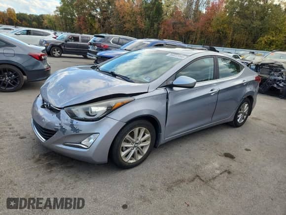 2015 Hyundai Elantra SE с VIN 5NPDH4AE3FH608537, выставлен на аукционе Copart как лот 86832095 с пробегом 50 059 миль миль и Списание • Salvage title. История ставок и продаж доступна на DreamBid. Изображение 1.