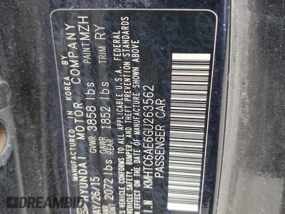 ✅ 2016 Hyundai Veloster Turbo • VIN: KMHTC6AE6GU263562 • Lot: 67484035. Wystawiony na Copart z przebiegiem 88 545 mil. Bezpłatny archiwum sprzedaży aukcyjnych z USA i szczegółowy raport historii pojazdu na DreamBid. Zdjęcie 12.