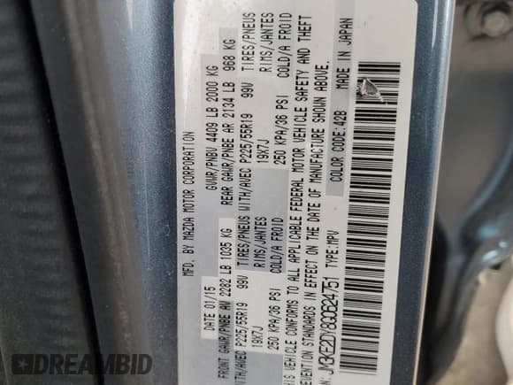 ✅ 2016 Mazda CX-5 Grand Touring • VIN: JM3KE2DY8G0624751 • Lot: 91324495. Listed on Copart with 48,621 mi. Free auction sales archive from the USA and detailed vehicle history report at DreamBid. Image 13.