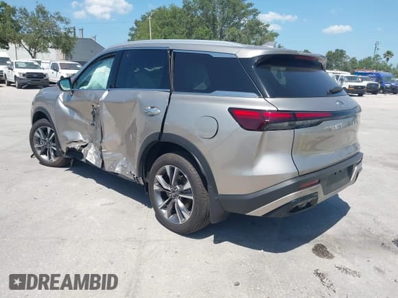 ✅ 2024 Infiniti QX60 Luxe • VIN: 5N1DL1FR3RC346815 • Lot: 42186194. Listed on IAAI with 4,171 mi. Free auction sales archive from the USA and detailed vehicle history report at DreamBid. Image 3.