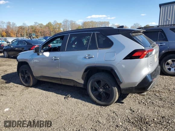 ✅ 2021 Toyota RAV4 Hybrid XSE • VIN: 4T3E6RFV3MU041266 • Lot: 90868715. Listed on Copart with 57,338 mi. Free auction sales archive from the USA and detailed vehicle history report at DreamBid. Image 2.