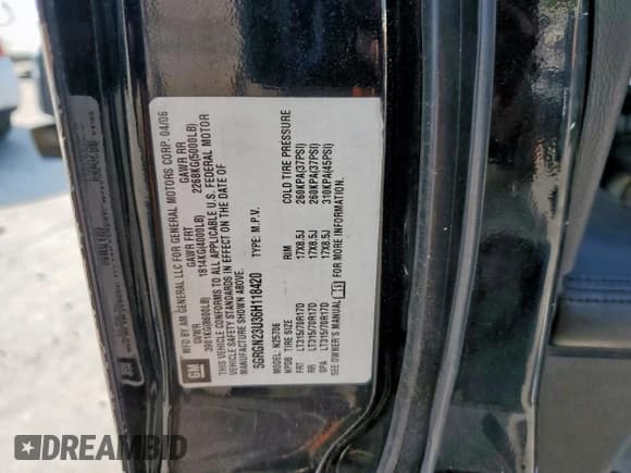 ✅ 2006 Hummer H2 • VIN: 5GRGN23U36H118420 • Лот: 80216655. Опубликован ранее на Copart с пробегом 221 861 миль. Бесплатный доступ к архиву аукционных продаж из США и подробный отчёт об истории автомобиля на DreamBid. Изображение 13.