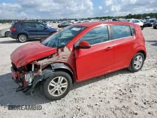 2013 Chevrolet Sonic LT with VIN 1G1JC6SH6D4112570, listed as a Copart auction lot 81717835 with 101,372 mi miles and Salvage title. Bid and sale history available at DreamBid. Image 1.