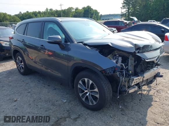 ✅ 2023 Toyota Highlander L • VIN: 5TDKDRAH4PS028364 • Lot: 42389070. Listed on IAAI with 19,318 mi. Free auction sales archive from the USA and detailed vehicle history report at DreamBid. Image 1.
