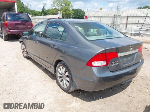 ✅ 2010 Honda Civic EX-L • VIN: 2HGFA1F94AH308676 • Lot: 42896535. Listed on IAAI with Not provided. Free auction sales archive from the USA and detailed vehicle history report at DreamBid. Image 3.