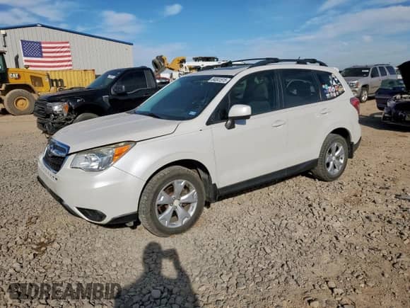 2015 Subaru Forester Premium with VIN JF2SJADC3FH428737, listed as a Copart auction lot 84041515 with 146,122 mi miles and Salvage title. Bid and sale history available at DreamBid. Image 1.