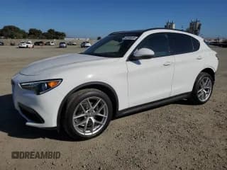 ✅ 2018 Alfa Romeo Stelvio Ti Sport • VIN: ZASFAKNN8J7B93456 • Lot: 82166435. Listed on Copart with 16,227 mi. Free auction sales archive from the USA and detailed vehicle history report at DreamBid. Image 1.