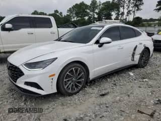 2023 Hyundai Sonata Limited with VIN KMHL34J28PA337902, listed as a Copart auction lot 59732225 with 42,052 mi miles and Salvage title. Bid and sale history available at DreamBid. Image 1.