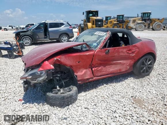 ✅ 2016 Mazda MX-5 Miata Club • VIN: JM1NDAC73G0105361 • Lot: 67001615. Listed on Copart with 51,268 mi. Free auction sales archive from the USA and detailed vehicle history report at DreamBid. Image 1.
