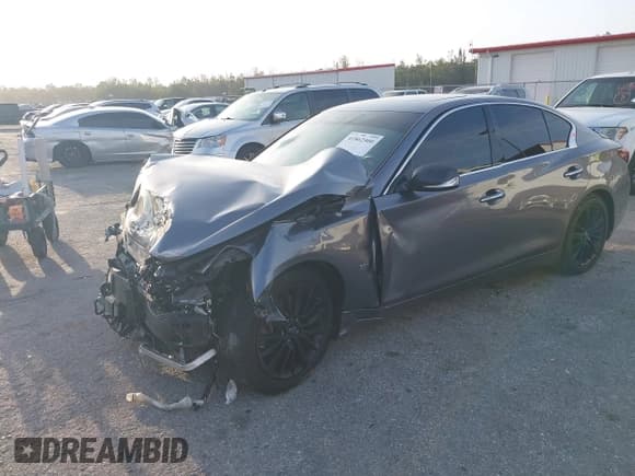 ✅ 2020 Infiniti Q50 Luxe • VIN: JN1EV7AP3LM204173 • Лот: 41862500. Опубликован ранее на IAAI с пробегом 88 760 миль. Бесплатный доступ к архиву аукционных продаж из США и подробный отчёт об истории автомобиля на DreamBid. Изображение 2.