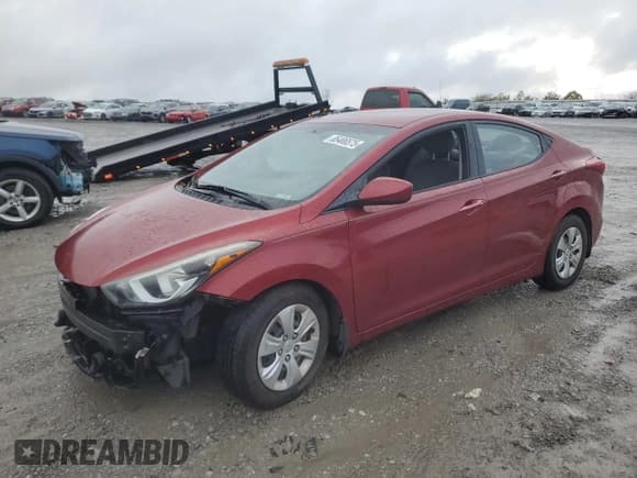 ✅ 2016 Hyundai Elantra SE • VIN: 5NPDH4AE9GH667805 • Lot: 85406575. Listed on Copart with Not provided. Free auction sales archive from the USA and detailed vehicle history report at DreamBid. Image 1.