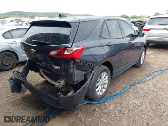 ✅ 2019 Chevrolet Equinox LS • VIN: 3GNAXHEV4KL232567 • Lot: 43414287. Listed on IAAI with 114,586 mi. Free auction sales archive from the USA and detailed vehicle history report at DreamBid. Image 4.