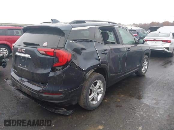✅ 2018 GMC Terrain SLE • VIN: 3GKALMEV9JL301592 • Lot: 43717089. Listed on IAAI with 72,206 mi. Free auction sales archive from the USA and detailed vehicle history report at DreamBid. Image 4.