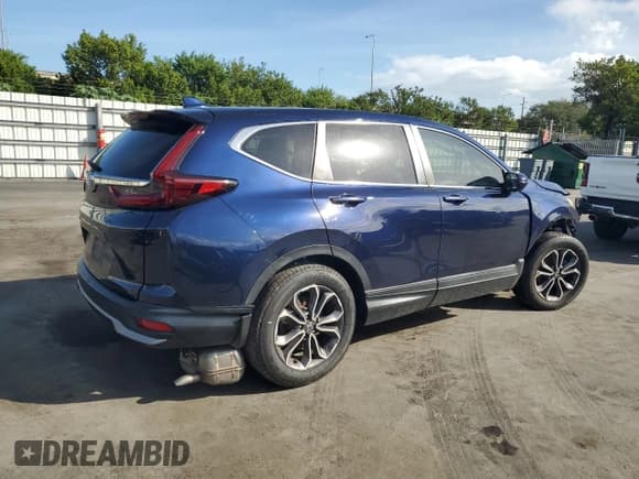 ✅ 2020 Honda CR-V EX • VIN: 2HKRW1H57LH400186 • Лот: 90495275. Опубликован ранее на Copart с пробегом 54 589 миль. Бесплатный доступ к архиву аукционных продаж из США и подробный отчёт об истории автомобиля на DreamBid. Изображение 3.