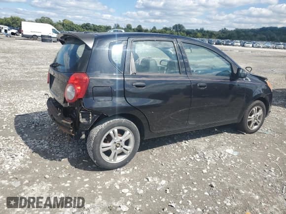 ✅ 2009 Chevrolet Aveo 2LT • VIN: KL1TG66E29B667028 • Lot: 81847665. Listed on Copart with Not provided. Free auction sales archive from the USA and detailed vehicle history report at DreamBid. Image 3.