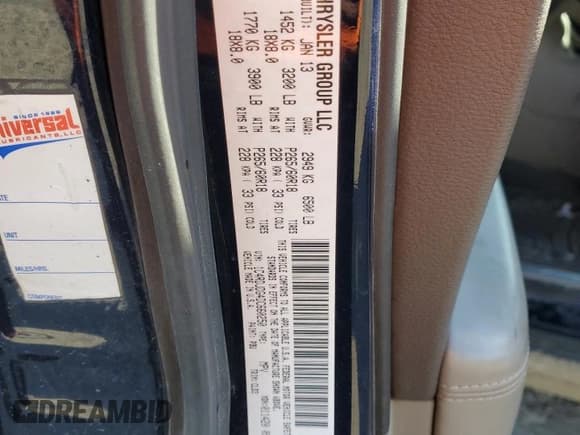 ✅ 2013 Dodge Durango Crew • VIN: 1C4RDJDG4DC660250 • Lot: 92427335. Wystawiony na Copart z przebiegiem 181 899 mil. Bezpłatny archiwum sprzedaży aukcyjnych z USA i szczegółowy raport historii pojazdu na DreamBid. Zdjęcie 13.