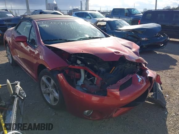 ✅ 2008 Mitsubishi Eclipse GS • VIN: 4A3AL25F88E038611 • Lot: 43505997. Listed on IAAI with 202,594 mi. Free auction sales archive from the USA and detailed vehicle history report at DreamBid. Image 1.