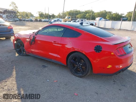 ✅ 2021 Ford Mustang GT • VIN: 1FA6P8CF8M5102178 • Lot: 41996175. Listed on IAAI with 76,540 mi. Free auction sales archive from the USA and detailed vehicle history report at DreamBid. Image 3.