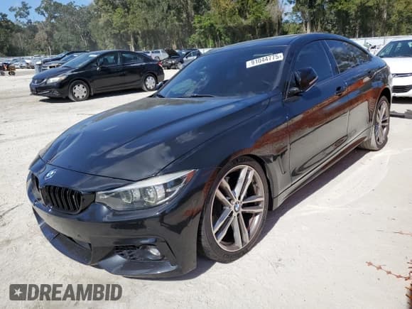 ✅ 2018 BMW 4 Series 440i • VIN: WBA4J5C58JBF20262 • Lot: 91044775. Wystawiony na Copart z przebiegiem 79 938 mil. Bezpłatny archiwum sprzedaży aukcyjnych z USA i szczegółowy raport historii pojazdu na DreamBid. Zdjęcie 1.