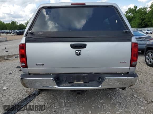 2006 Dodge 1500 SLT with VIN 1D7HA16N86J152397, listed as a Copart auction lot 58801835 with 166,179 mi miles and Salvage title. Bid and sale history available at DreamBid. Image 6.