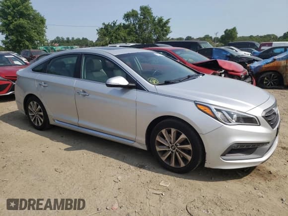 ✅ 2017 Hyundai Sonata Sport • VIN: 5NPE34AF3HH591821 • Lot: 52024653. Listed on Copart with 138,828 mi. Free auction sales archive from the USA and detailed vehicle history report at DreamBid. Image 4.