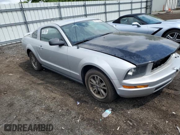 ✅ 2005 Ford Mustang Deluxe • VIN: 1ZVHT80NX55102160 • Lot: 59017895. Listed on Copart with 106,903 mi. Free auction sales archive from the USA and detailed vehicle history report at DreamBid. Image 4.