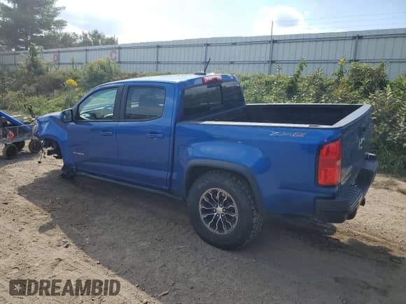 2019 Chevrolet Colorado 4WD ZR2 с VIN 1GCPTEE19K1243968, выставлен на аукционе Copart как лот 80692375 с пробегом 83 293 миль миль и Чистый • Clean title. История ставок и продаж доступна на DreamBid. Изображение 2.