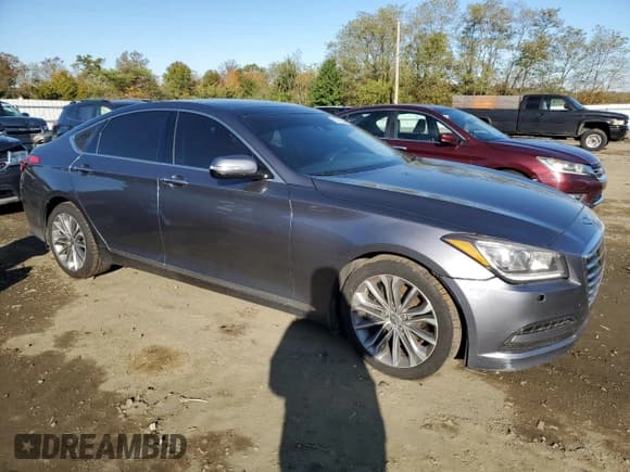 ✅ 2015 Hyundai Genesis 3.8L • VIN: KMHGN4JE2FU079282 • Лот: 87463545. Опубликован ранее на Copart с пробегом 164 795 миль. Бесплатный доступ к архиву аукционных продаж из США и подробный отчёт об истории автомобиля на DreamBid. Изображение 4.