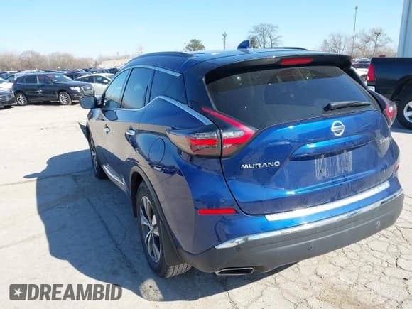 ✅ 2021 Nissan Murano SV • VIN: 5N1AZ2BS9MC126295 • Lot: 41992143. Wystawiony na IAAI z przebiegiem 33 385 mil. Bezpłatny archiwum sprzedaży aukcyjnych z USA i szczegółowy raport historii pojazdu na DreamBid. Zdjęcie 3.
