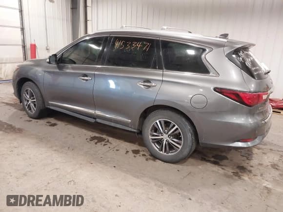 ✅ 2019 Infiniti QX60 Pure • VIN: 5N1DL0MM2KC500552 • Lot: 41533471. Listed on IAAI with 116,410 mi. Free auction sales archive from the USA and detailed vehicle history report at DreamBid. Image 3.