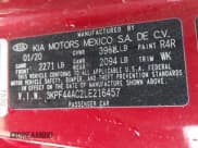 ✅ 2020 Kia Forte GT • VIN: 3KPF44AC2LE216457 • Lot: 43215754. Wystawiony na IAAI z przebiegiem 117 578 mil. Bezpłatny archiwum sprzedaży aukcyjnych z USA i szczegółowy raport historii pojazdu na DreamBid. Zdjęcie 9.