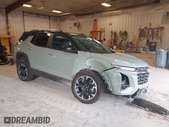✅ 2025 Chevrolet Equinox AWD LT • VIN: 3GNAXPEG4SL150060 • Lot: 42728969. Wystawiony na IAAI z przebiegiem 6 722 mil. Bezpłatny archiwum sprzedaży aukcyjnych z USA i szczegółowy raport historii pojazdu na DreamBid. Zdjęcie 1.