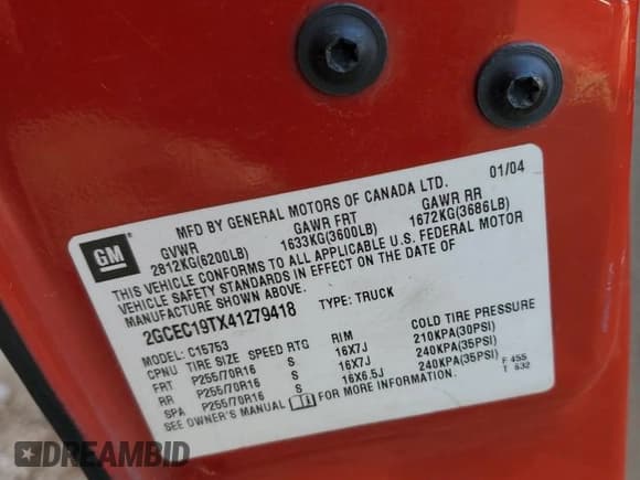 ✅ 2005 Chevrolet Silverado 1500 LT • VIN: 1GCEC19T25Z161808 • Лот: 47435025. Опубликован ранее на Copart с пробегом 163 632 миль. Бесплатный доступ к архиву аукционных продаж из США и подробный отчёт об истории автомобиля на DreamBid. Изображение 15.