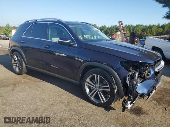 ✅ 2021 Mercedes-Benz GLE 450 • VIN: 4JGFB5KB9MA448121 • Lot: 81228515. Listed on Copart with 38,562 mi. Free auction sales archive from the USA and detailed vehicle history report at DreamBid. Image 4.