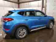 2017 Hyundai Tucson Night Edition with VIN KM8J3CA25HU518506, listed as a Copart auction lot 57860555 with 36,284 mi miles and Salvage title. Bid and sale history available at DreamBid. Image 3.