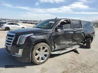 ✅ 2018 Cadillac Escalade ESV Luxury • VIN: 1GYS4HKJ3JR116995 • Лот: 49312035. Опубликован ранее на Copart с пробегом 124 522 миль. Бесплатный доступ к архиву аукционных продаж из США и подробный отчёт об истории автомобиля на DreamBid. Изображение 1.