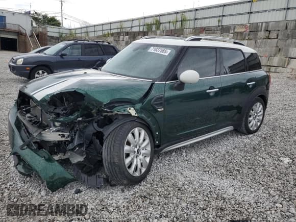 ✅ 2017 MINI Countryman Cooper • VIN: WMZYS7C33H3E06749 • Lot: 71037585. Wystawiony na Copart z przebiegiem 39 811 mil. Bezpłatny archiwum sprzedaży aukcyjnych z USA i szczegółowy raport historii pojazdu na DreamBid. Zdjęcie 1.