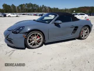 ✅ 2017 Porsche 718 Boxster S • VIN: WP0CB2A8XHS241362 • Lot: 49535964. Listed on Copart with 50,678 mi. Free auction sales archive from the USA and detailed vehicle history report at DreamBid. Image 1.