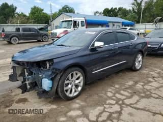 2017 Chevrolet Impala Premier with VIN 1G1145S35HU204562, listed as a Copart auction lot 66375205 with 136,384 mi miles and Salvage title. Bid and sale history available at DreamBid. Image 1.