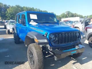 ✅ 2024 Jeep Wrangler Willys • VIN: 1C4RJXDN9RW120392 • Lot: 42993840. Listed on IAAI with 21,060 mi. Free auction sales archive from the USA and detailed vehicle history report at DreamBid. Image 1.